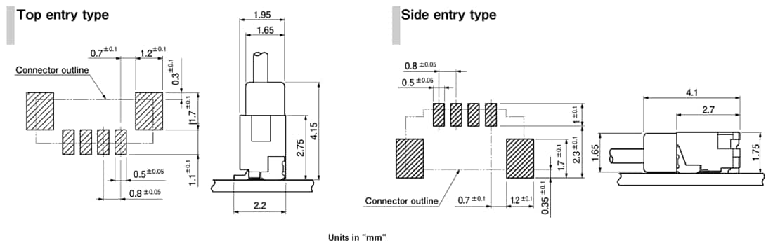 JST Connectors SUH Connectors